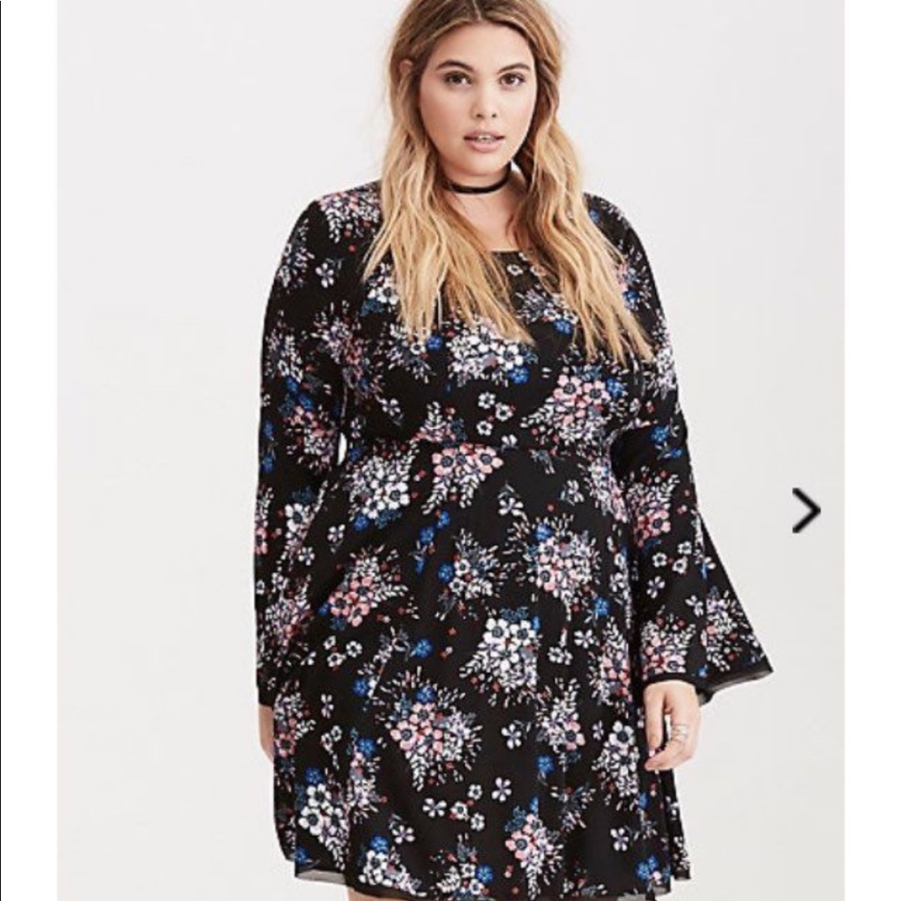 Torrid floral dress